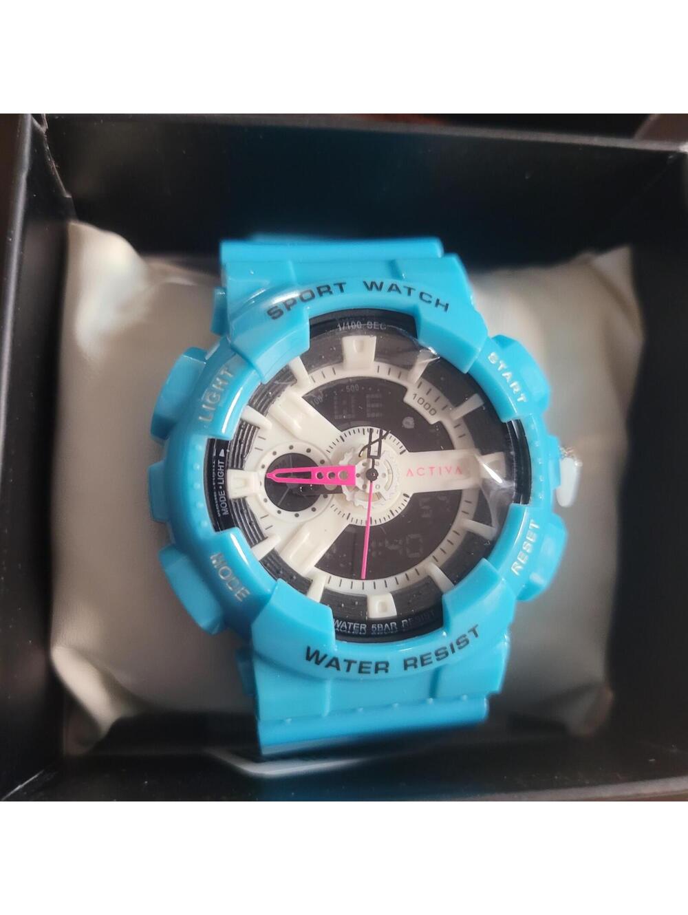 Activa Sport Watch Blue Water Resistant Analog-Digital Watch